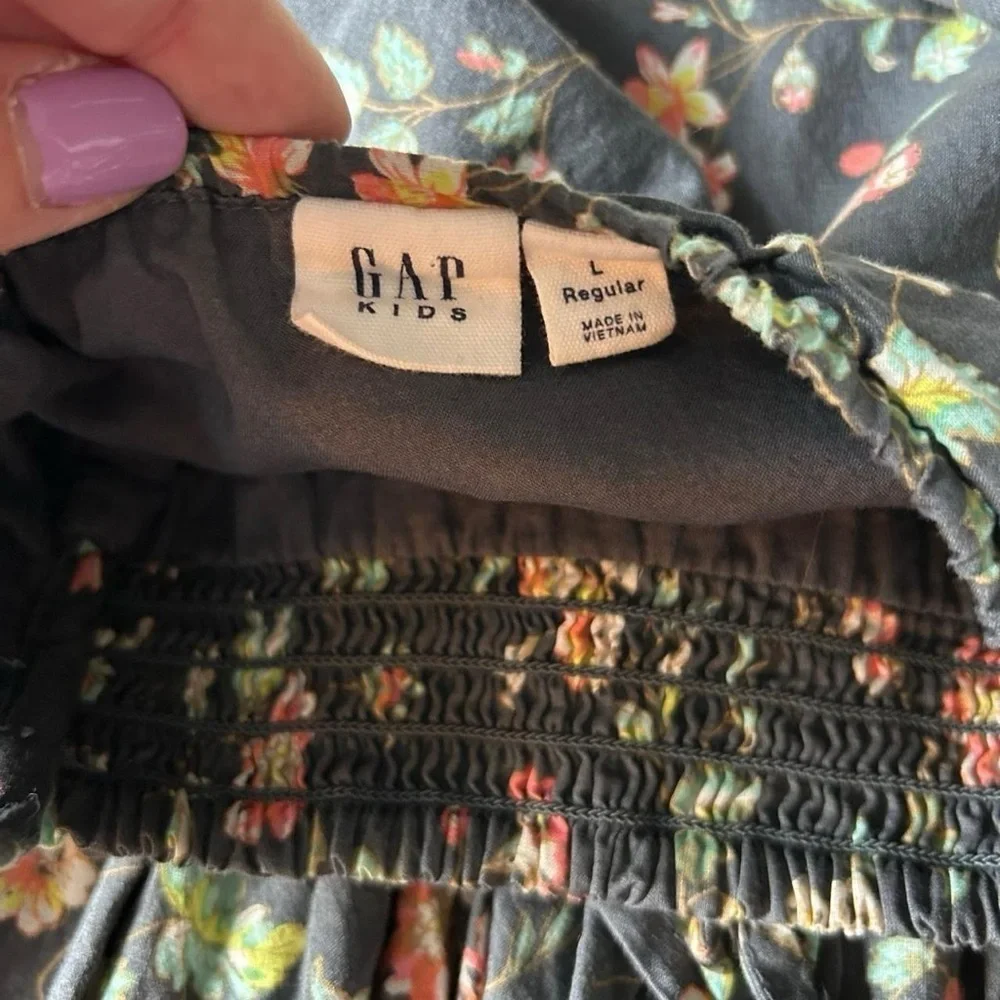 Gap Kids Smocked Flutter Dress | Size L (10-11)
